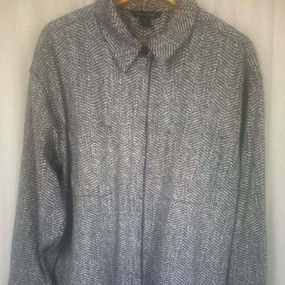 Athleta Womens Oversized Shacket Shirt Jacket Large Tunic Stretch Athleisure